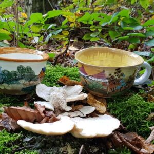 Kubek, dzbanek, talerzyk